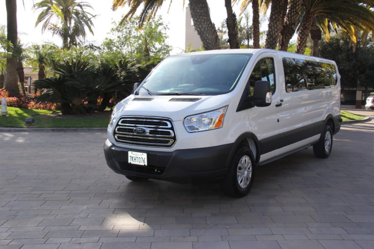 15 Passenger Ford Transit Low Roof - Orang County Van Rentals