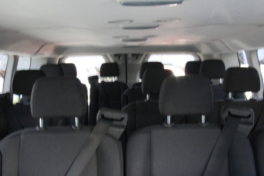 ford transit 15 passenger van seating